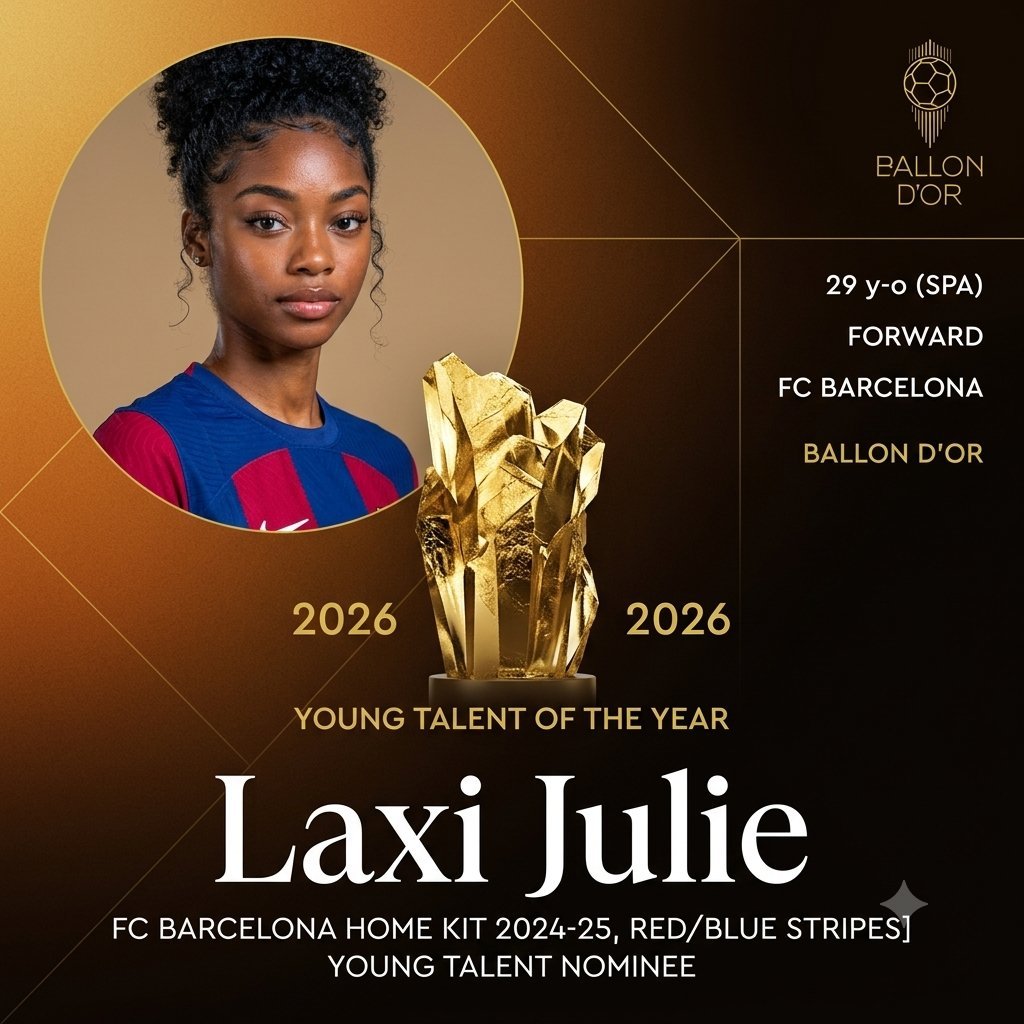 Category: High-End Editorial Sports Award Poster / Recognition Graphic