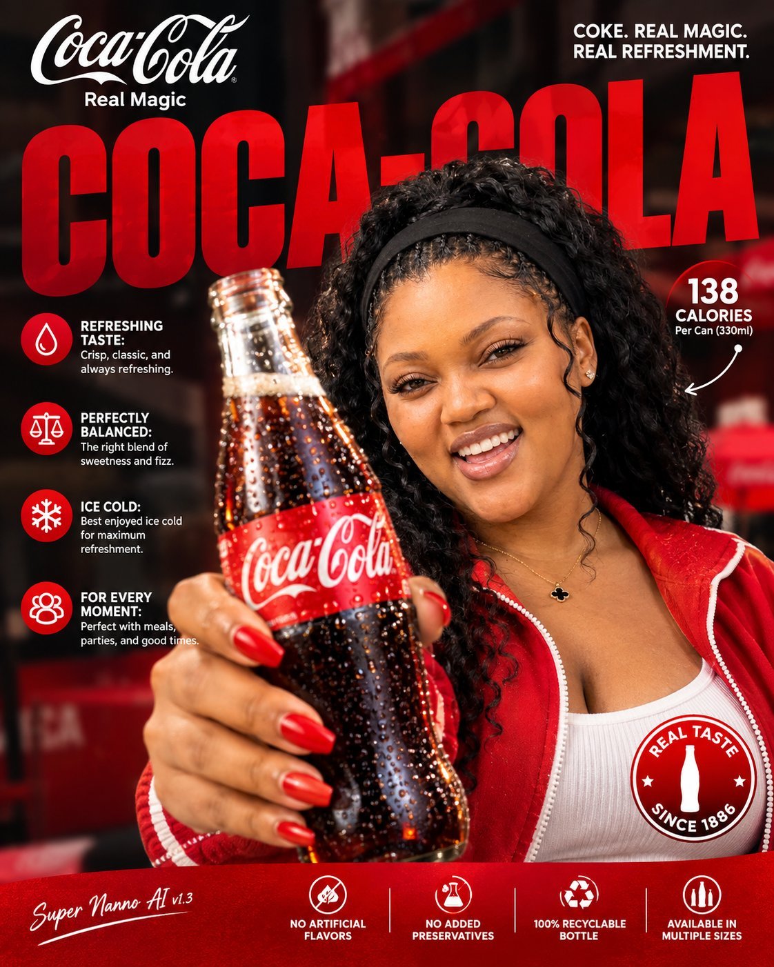 Promotional Commercial Brand Poster / Ad Layout